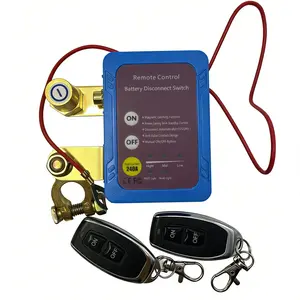 12V 240A Remote Battery Disconnect Switch, Upgrade Smart Anti-Theft Car Kill Switch, Prevent Battery Drain, Universal for Car Truck RV SUV, Flat Installation, Safe & Easy to Use, Long Distance Control, Protect Vehicle, Must-Have Car Security Accessory