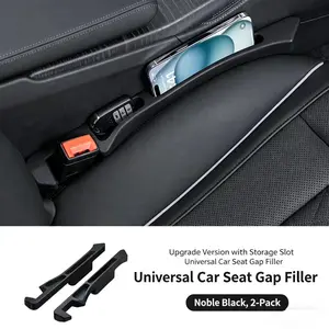 Silicone Car Seat Gap Organizer Box, Large Capacity Phone Key Coin Holder, Fits Most Cars Suvs Trucks, Convenient Storage Solution