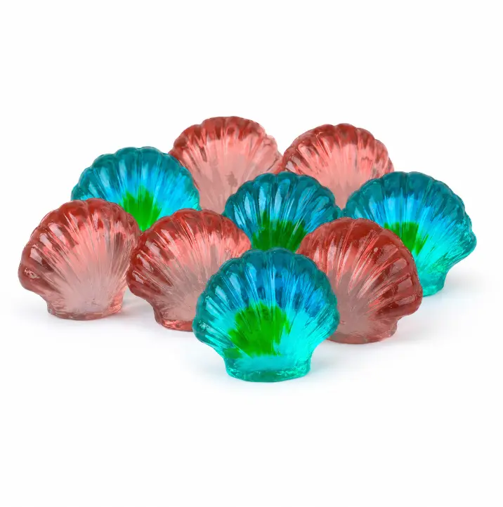 Candylicious 3D Filled Seashell Gummies – Tropical Fruit Flavor Candy 1 LB