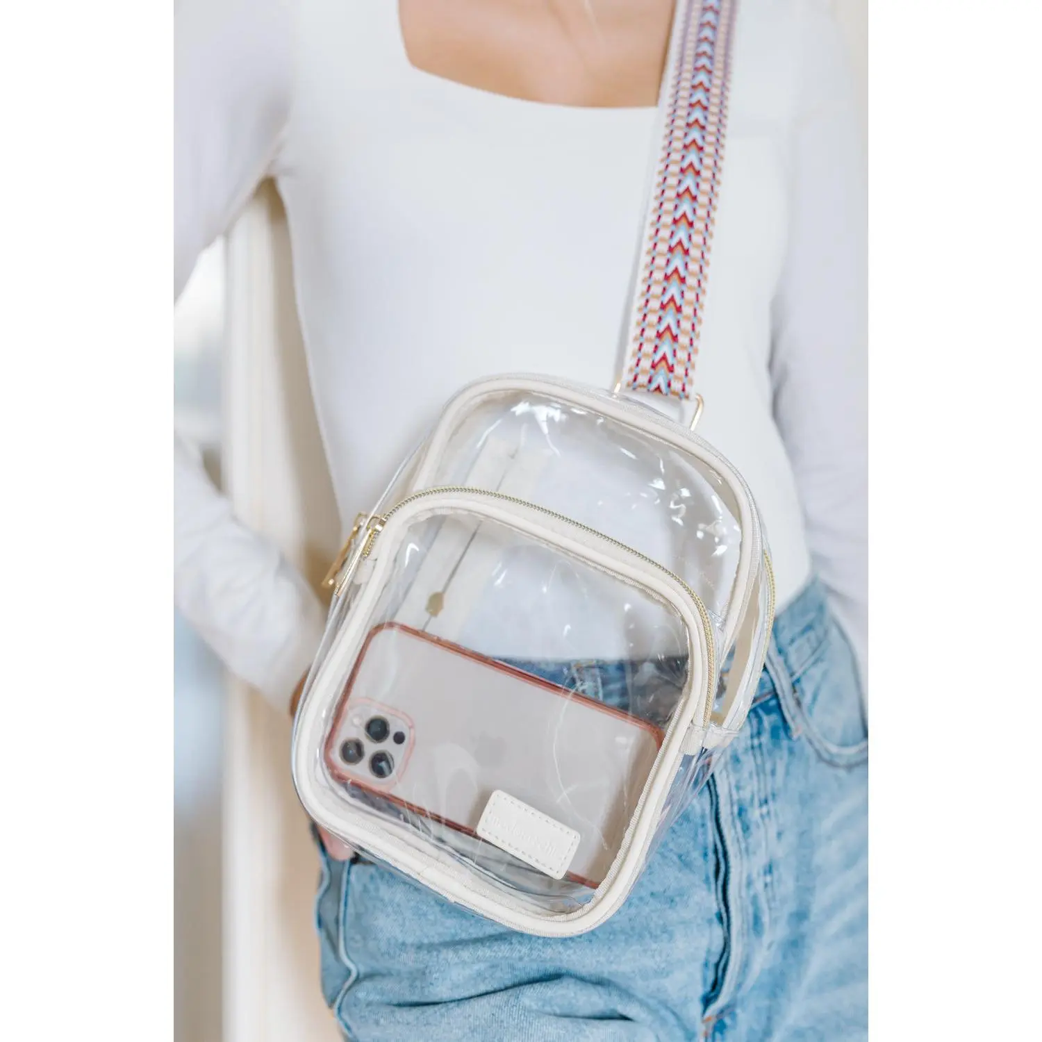 Jacie Clear Sling Crossbody