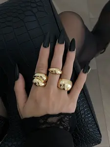 Women's Elegant Fashion Ring Set, Casual Trendy Ring Set, Fashionable Jewelry for Daily & Party Decoration, Jewelry Gifts, Bohemian Stackable Rings