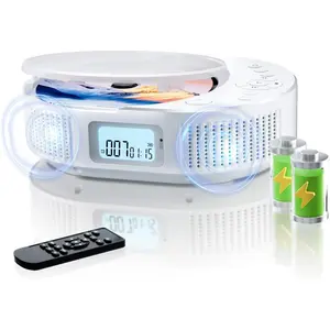 Portable CD Player with Speakers,   CD Players for , Boombox CD Player for ,  Speaker Supports FM Radio/AUX/USB/Remote Control/Timer/Repeat