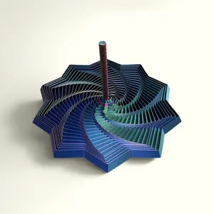 3D Printed Colorful Fidget Star Spinner with Handle Fun Sensory Toy & Stress Relief Gift for Kids Teens and Adults Perfect for Birthday Christmas or Everyday Fun anxiety relax toy