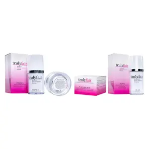 Truly Fair Kit by Truly Fair for Unisex - 2 Pc Kit 1.7oz 7 Percent Glycolic Acid Concentrated  Cream, 1oz Vitamin C  Serum
