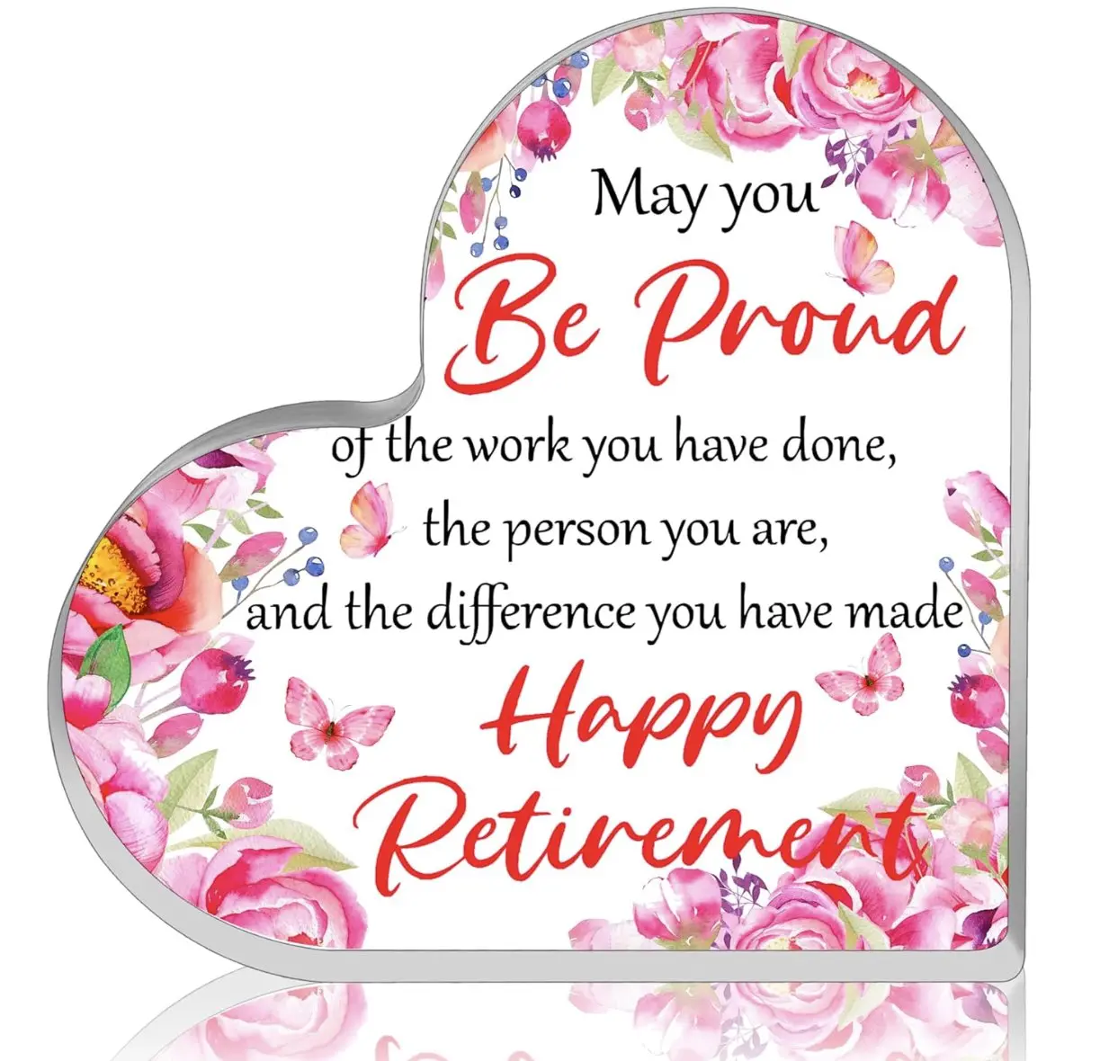 Classy Happy Retirement Gifts for Women 2025 Aclyric Retirement Plaque Retired Gifts for Women Coworkers Employee Police Teacher Nurse Doctor Boss