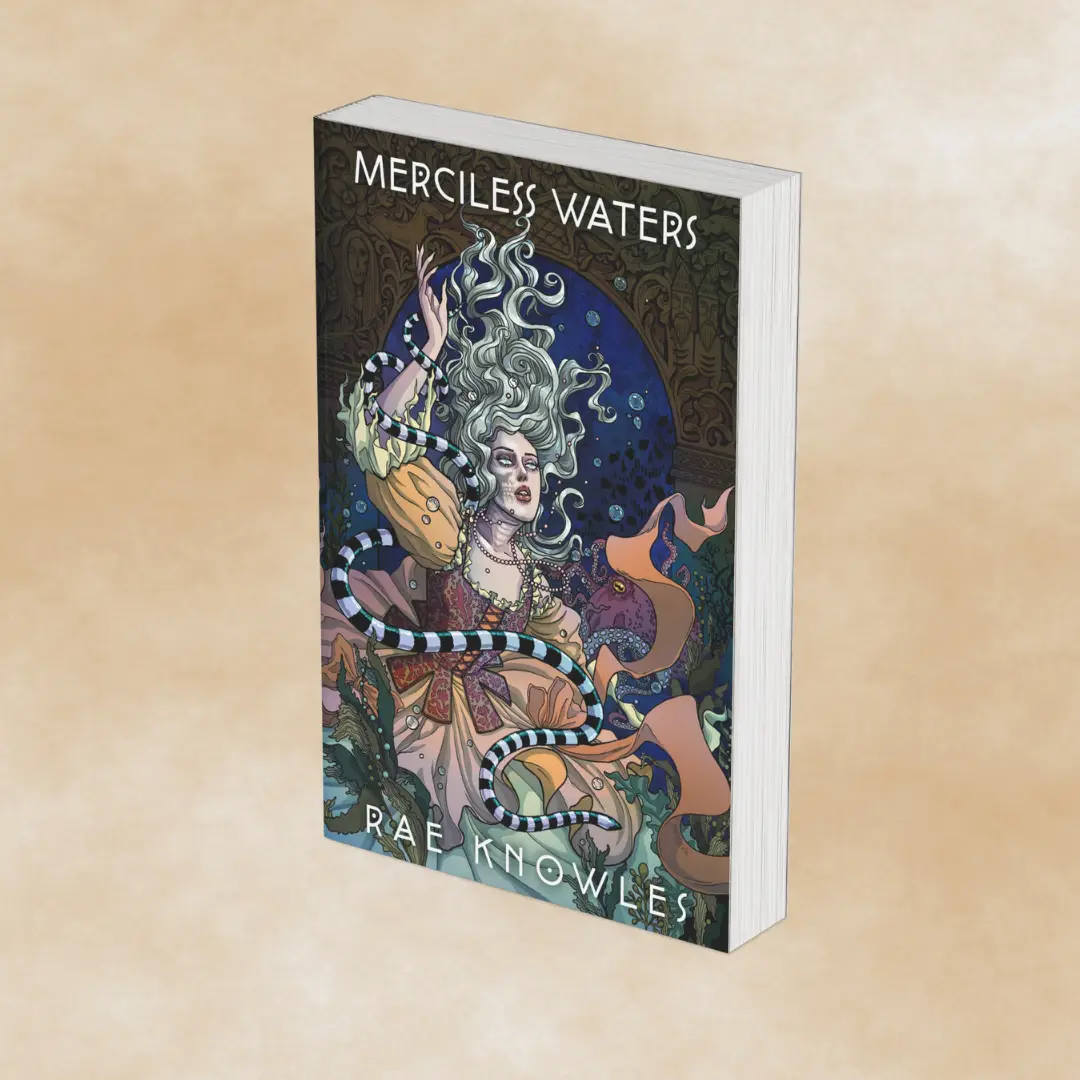 Merciless Waters Signed Sapphic Horror Novella Set on a Pirate Ship