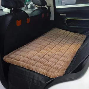 Bed for , Backseat Pet Bed Mat,  Seat Cover for   Seat, Non-Slip Travel Pet Mat, Fit for Backseat Extenders and Seat Covers (Darkcoffee, 24.8x54inch)