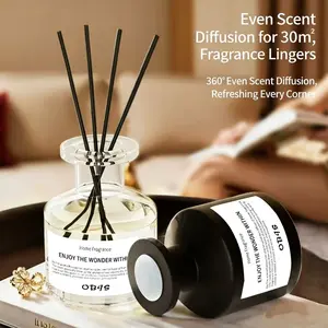 50ML Aromatherapy Essential Oil Diffuser Stick, Aromatherapy Scent Diffuser, Home Fragrance Dispenser for Bathroom Bedroom Living Room Office, Valentine's Day Must-Have