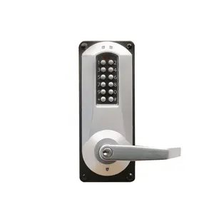 Dormakaba E-Plex E5086 E5x86 Series Door Security Lock, Digital Keypad Entry/Egress Back-to-Back Mortise Lock with Winston Lever, Digital Keypad Lock