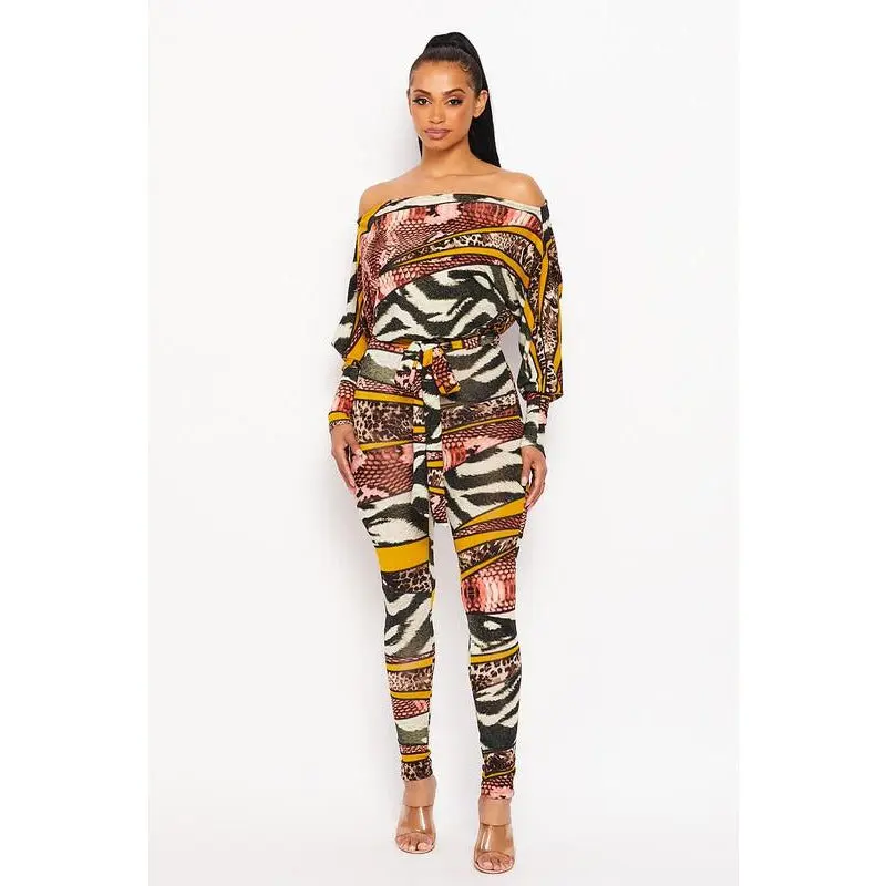 KayKay's Off the shoulder jumpsuit