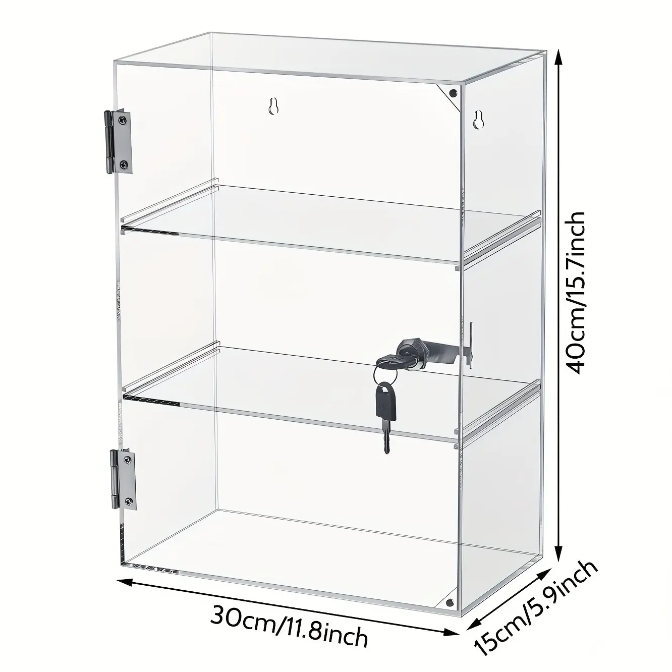 Display cabinets, countertop display racks, transparent storage with detachable shelves, Display Curio Cabinet