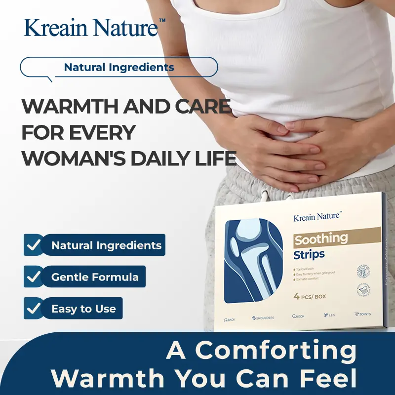 Kreain Nature 4 Soothing Strips,herbal ingredients, suitable for daily use.
