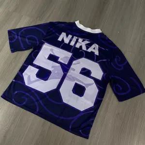 NIKA 56 Football Jersey  Anime Inspired One Piece Breathable Mesh Fabric Summer Pump Cover Sport T-shirt for Cosplay Fans