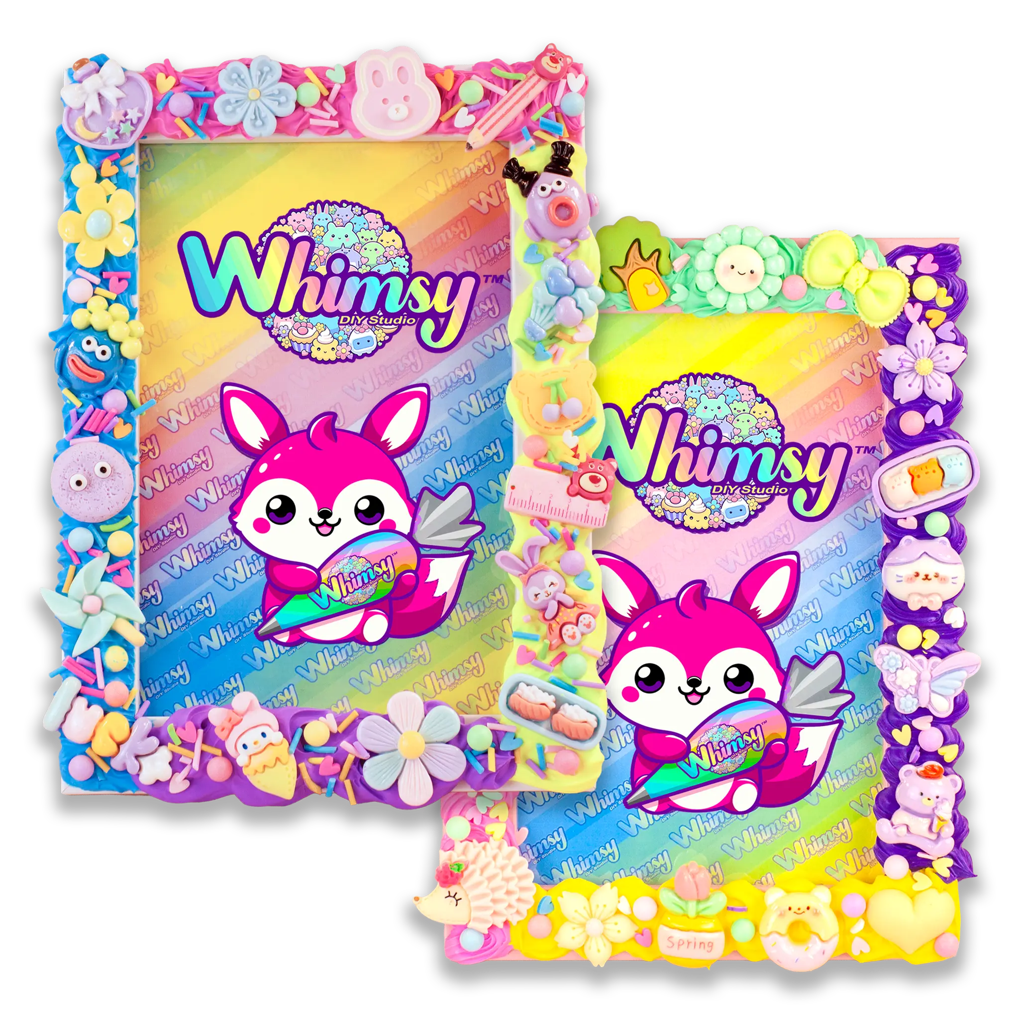 Day with Grandma - 2 Pack Multicolor DIY Decoden Picture Frame Kit