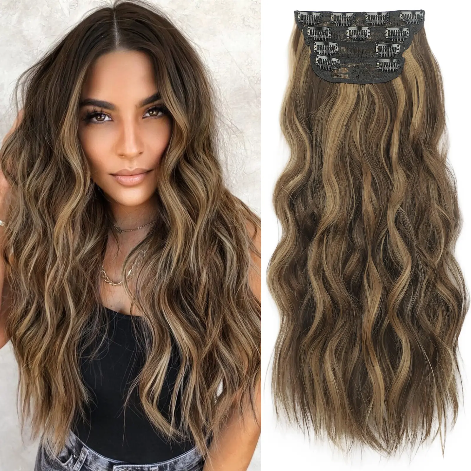 Balayage Chocolate Brown to Caramel Blonde