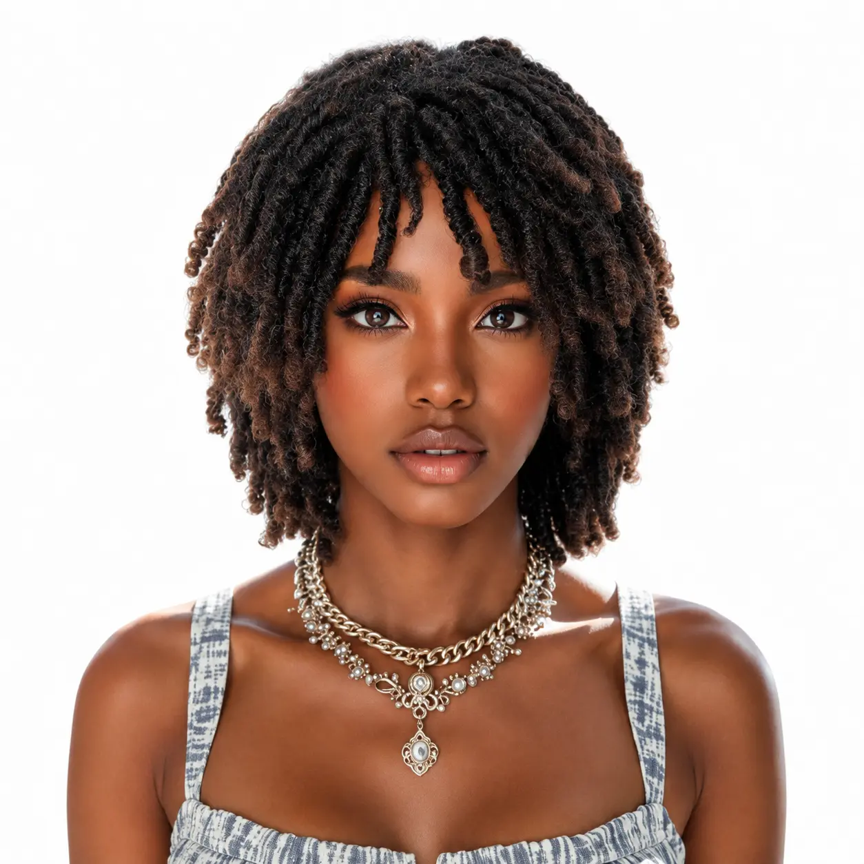 14InchDreadlock Wig Short Twist Braided Wigs for Black Women and Men Afro Curly Synthetic Wig Faux Locs Braided Crochet Hair Wigs Convenient Wigs Synthetic Faux Locs