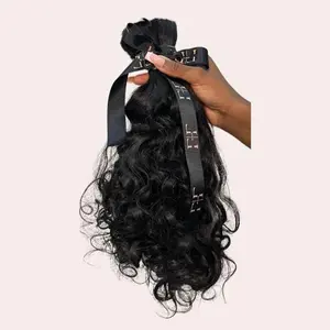 Raw Indian bulk braiding hair (Curly)