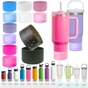 Multi-Color Cup Sleeves, Drinkware Accessories, Base Decoration Set, Prevents Cup Collisions, Fits 10-40+ Cup Types, Drink Protectors Ideal for Daily Use & Gifts, Stylish