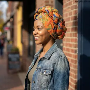 Ethnic Cross-Knit Turban with Braided Headband, Daily Fashion Integrated Headwear for Fashion Accessory Sets