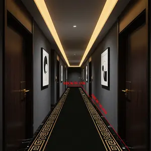 Oriental Style Outdoor Patio Rug, Long Strip Mat for Balcony, Hotel Room Bedside Runner, High-Quality Kitchen Floor Mat