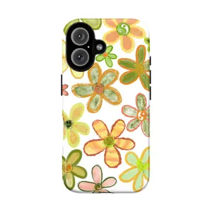 Floral and Garden Collage Phone Case – Retro and Vintage Designs with Hand-Painted Flowers, Patchwork Ladybugs, Snails, Apples, and Botanical Tapestry Patterns – Compatible with iPhone 13 Pro 17 16 15 14 13 12 11 promax plus. Perfect Gift for Him & Her