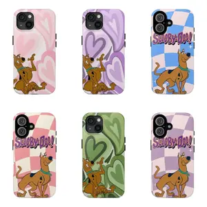 Green Scoopy Doo Cartoon Phone Case,cute phonecase for iPhone 16/15/14/13/12/11/17 ProMax Plus for Samsung phones, suitable for both men and women, Perfect Gift for Gifts For Women Men..A gift for the fans
