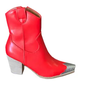 Women’s Western Boots, Women’s Cowgirl Boots, Boots, Red Cowgirl Boots, Red Western Wear, Western Outfit, Country Music Concert Outfit, Metal Toe Cowgirl Boots