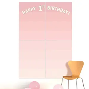 Happy 1st Birthday Scene Setter Backdrop