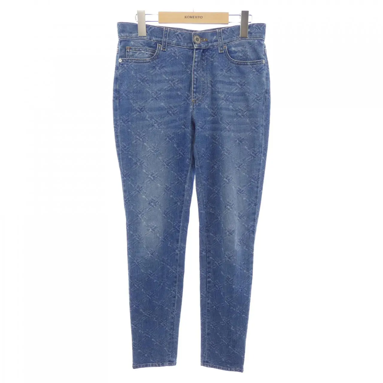 Pre-owned CHANEL Denim Small Leather Goods Jeans