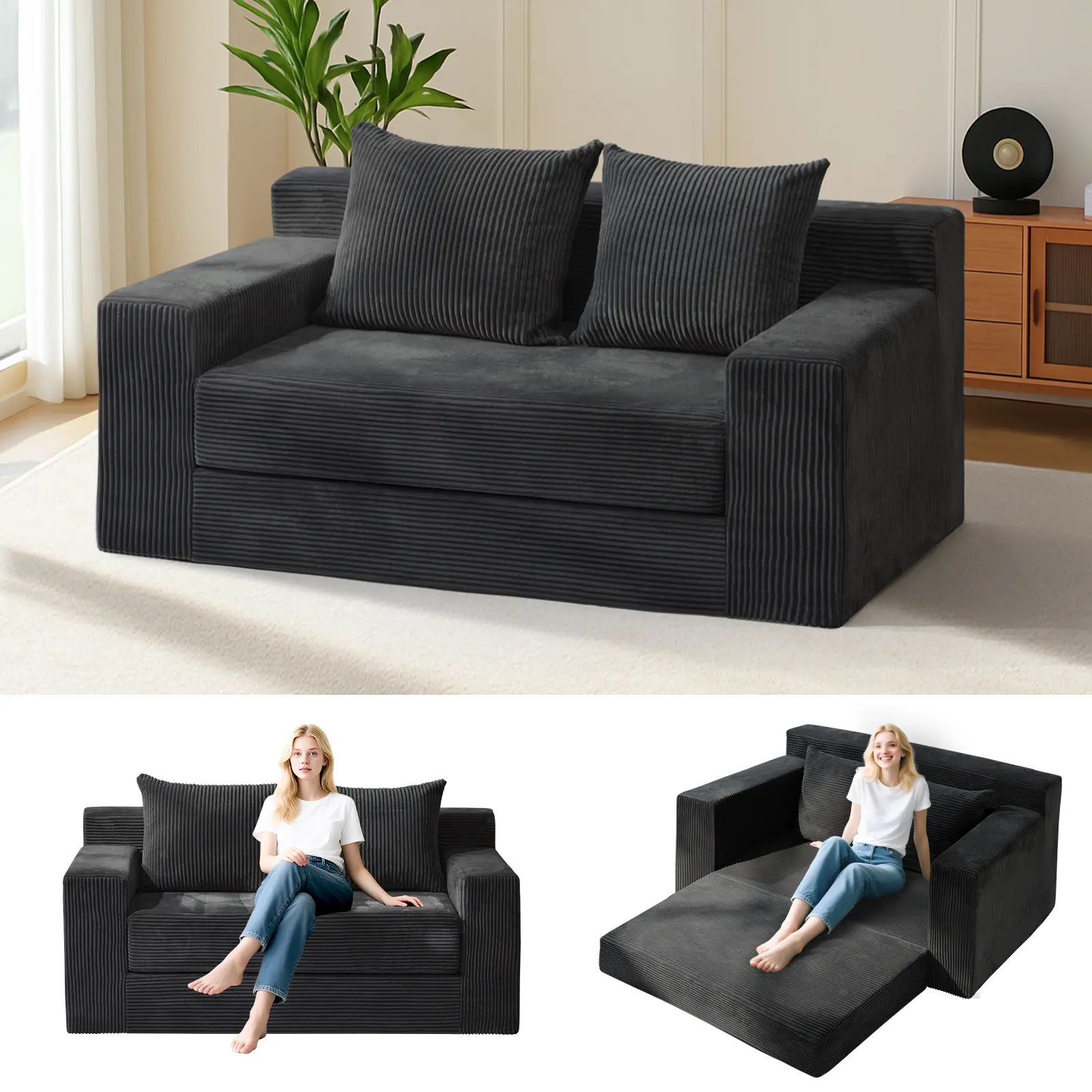 Loveseat-Black