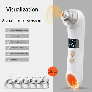 Visual USB Blackhead Cleaning Skincare Tool,Electric Nose Blackhead Cleaning Vacuum Suction Exfoliating, Facial Pore Cleaner,Blackhead remover Extractor, Deep Cleansing Face Beauty Instrument, Gift For Christmas & Fall ,Visualization