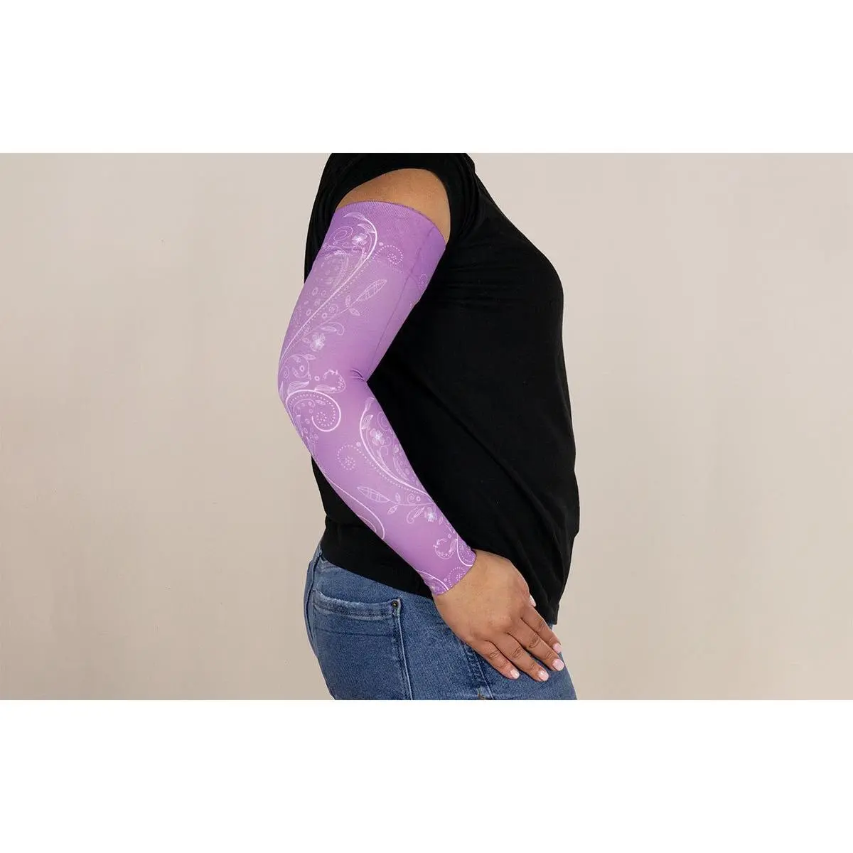 Firefly Purple Gradient Compression Arm Sleeve