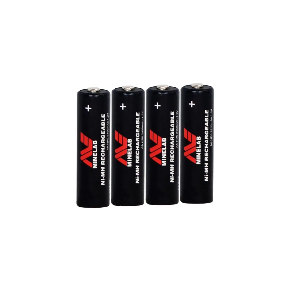 Minelab AA 2450mAh Rechargeable Ni-MH Battery, 4-Pack