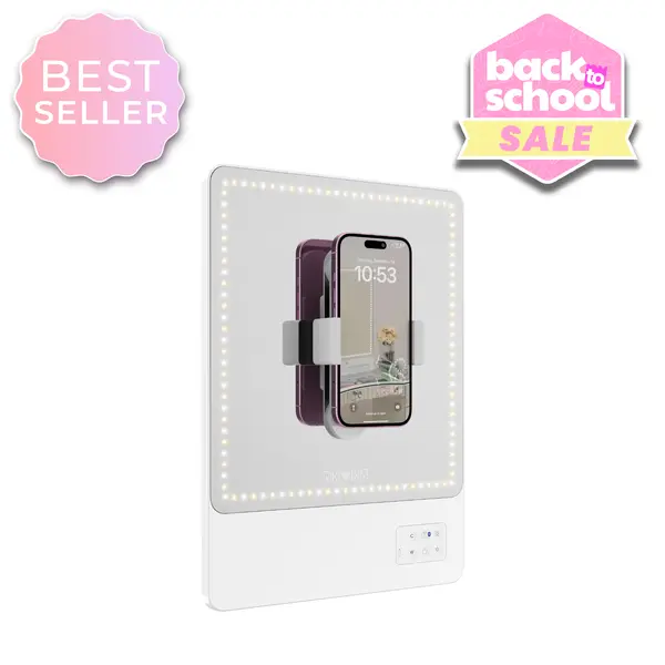 RIKI SKINNY DUO Warm & Cool Color Temperature Lighted Vanity Mirror