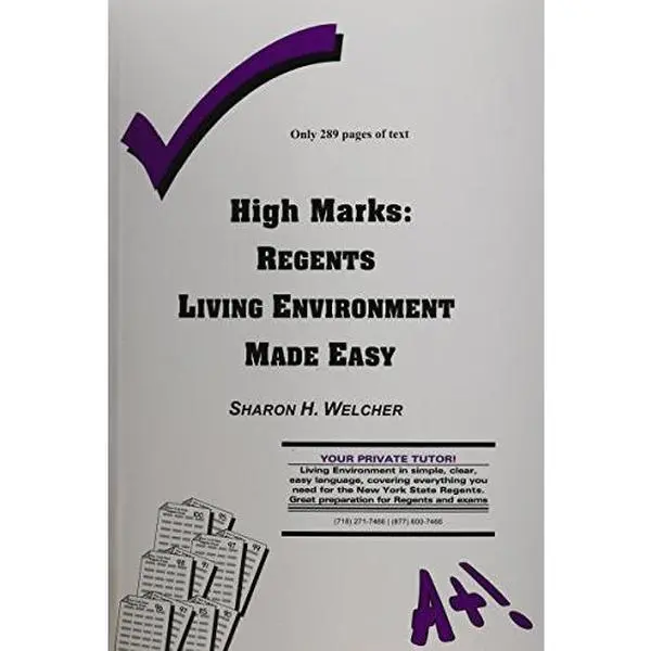 USED-High Marks: Regents Living Environment Made Easy by Sharon Welcher (Paperback)