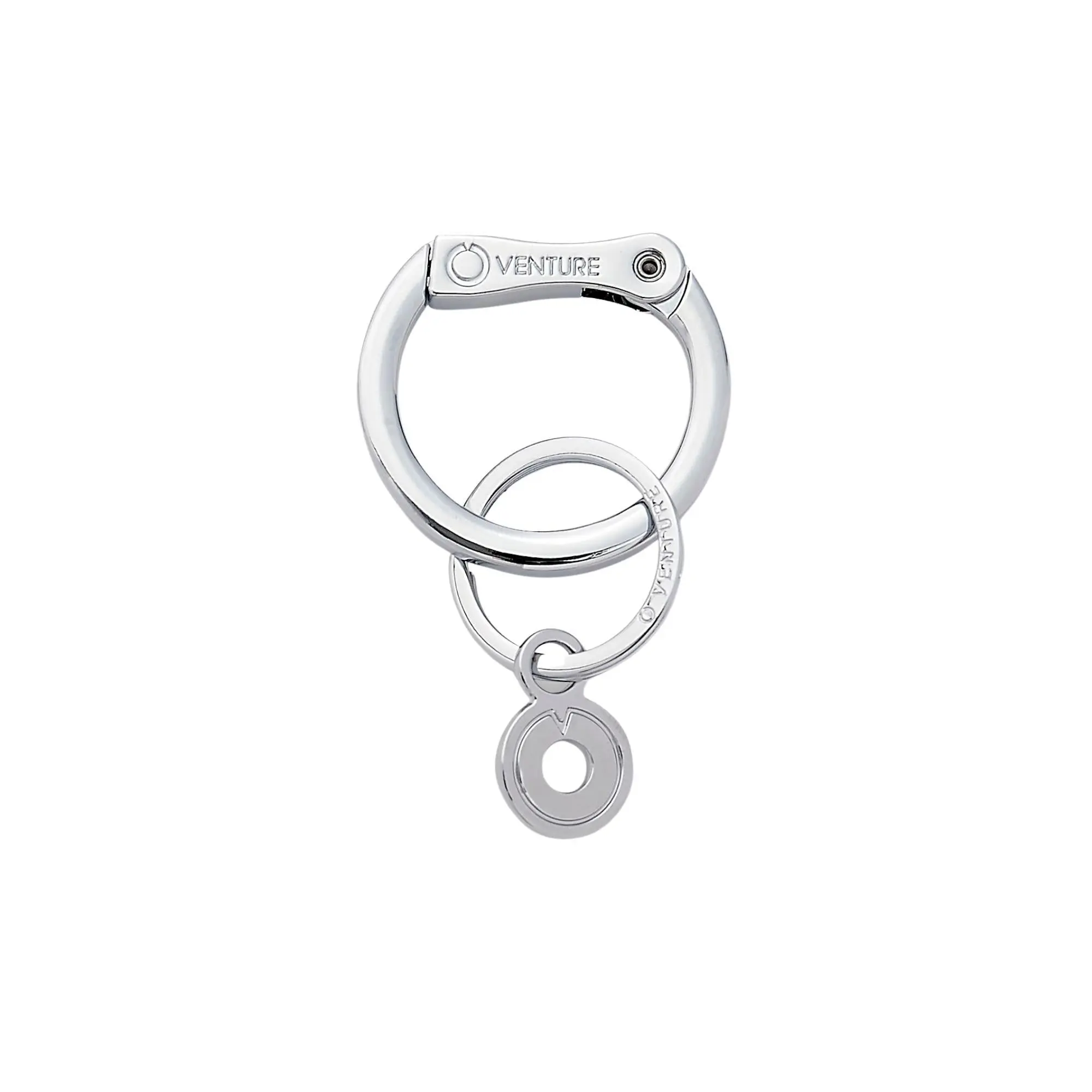 Oventure Signature Locking Clasp – Quicksilver | Secure Hands-Free Key Ring Clip