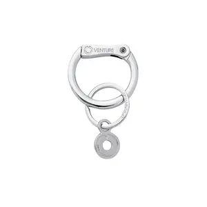 Oventure Signature Locking Clasp – Quicksilver | Secure Hands-Free Key Ring Clip