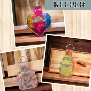 Durable Quarter Keeper Keychain for Organized Change on the Go