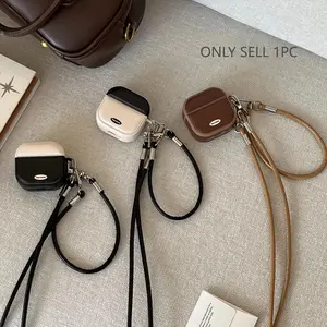 Magnetic Earphone Case with Lanyard, Durable Multipurpose Earphone Protective Cover, Earphone Accessories with Protection Compatible with AirPods Pro2/AirPods Pro/AirPods4/AirPods3/AirPods2