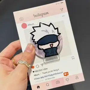Gojo Satoru Jujutsu Kaisen Cute Chibi Acrylic Phone Grip Stand MagSafe Magnetic Holder for iPhone 15 14 13 Anime Gift