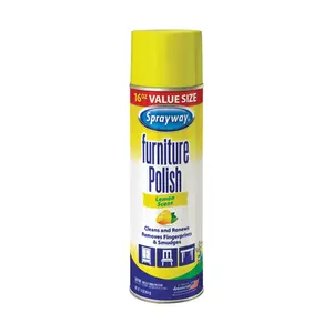 Sprayway 1938547 16 oz Lemon Scent Furniture Polish Spray - Pack of 6