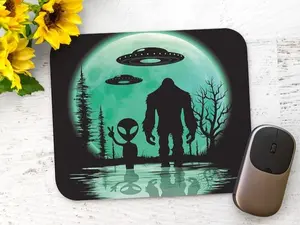 Cool Desk Setup The Big Lez Show Deskmat Featuring Sassy The Sasquatch, Cartoon Meme Mouse Pad, Chill Aussie Deskpad, Vibrant Gaming Mat