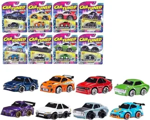 CarTuned 1:64 Series 1 JDM Tuners Assortment of 8 Pieces Diecast Model Cars,  Factory Seal 558675