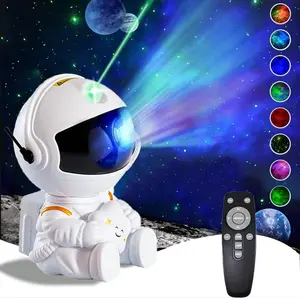 Astronaut Galaxy Projector - with 8 Modes, Star Projector for Bedroom, Remote and 360° Adjustable, LED Space Galaxy Lamp for Room Decor, Home Decor, Gifts for Kids