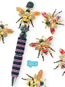 Creative Animal Series Bee Ornament, DIY Gift for Phone Chain Keychain Pen Holder Car Hanging Decor, All Seasons Casual Style