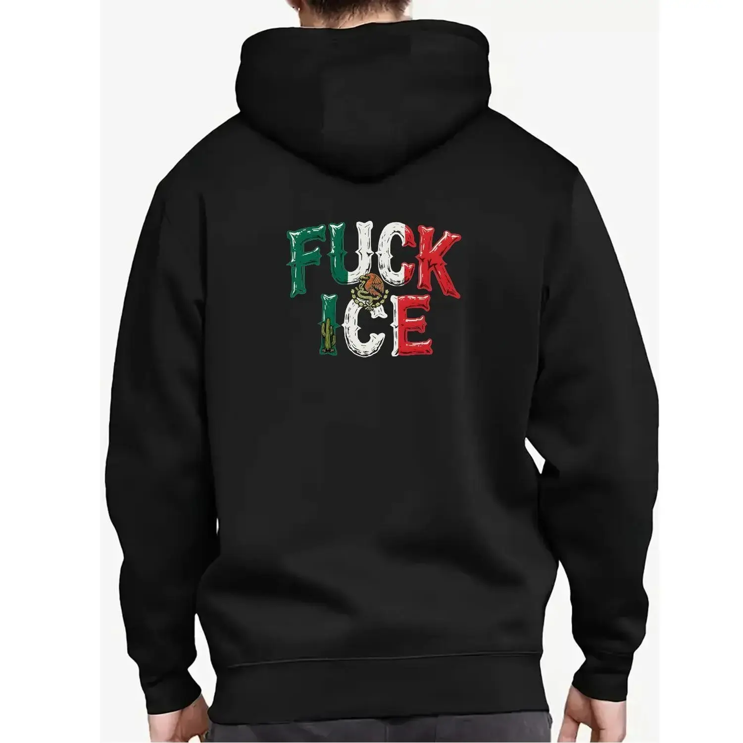 Hoodie - Sweatshirt - T-shirt Inspired by Mexico Flag Featuring Striking Anti ICE Design Perfect for Everyday Style