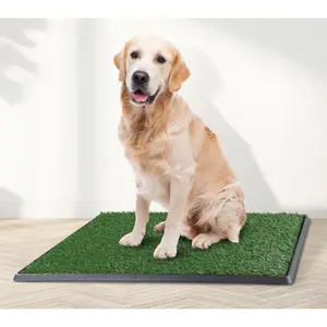 Petmaker Artifi cial Grass Reus able Puppy Pee Pad 20x30