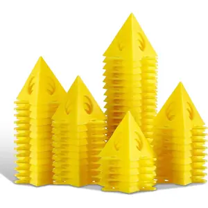 56pcs Pyramid Stands Painter's Painting Stands, Mini Cone Paint Stands for Canvas and Door Risers Support, Painting Pyramids