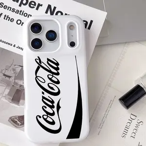 PIKPAKA Fashion Coca-Colas Phone Case Viral Soft Touch Silicone iPhone Case | Jelly-Like Feel Anti-Scratch Shockproof For iPhone 17–11 Pro Max Plus Mini