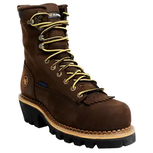 Hawx Men's Lineman Lace-Up Waterproof Work Boot Composite Toe - Bhxcwrpw70